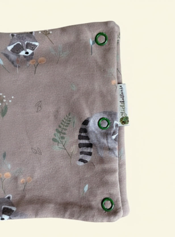 Loop mit Druckknöpfen „Waschbären“