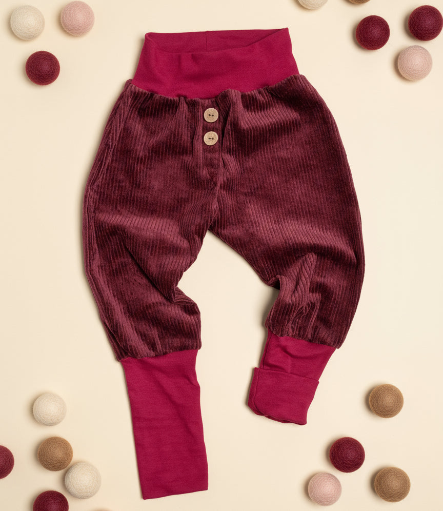 Knickerbocker Hose Cord Bordeaux Gr. 110