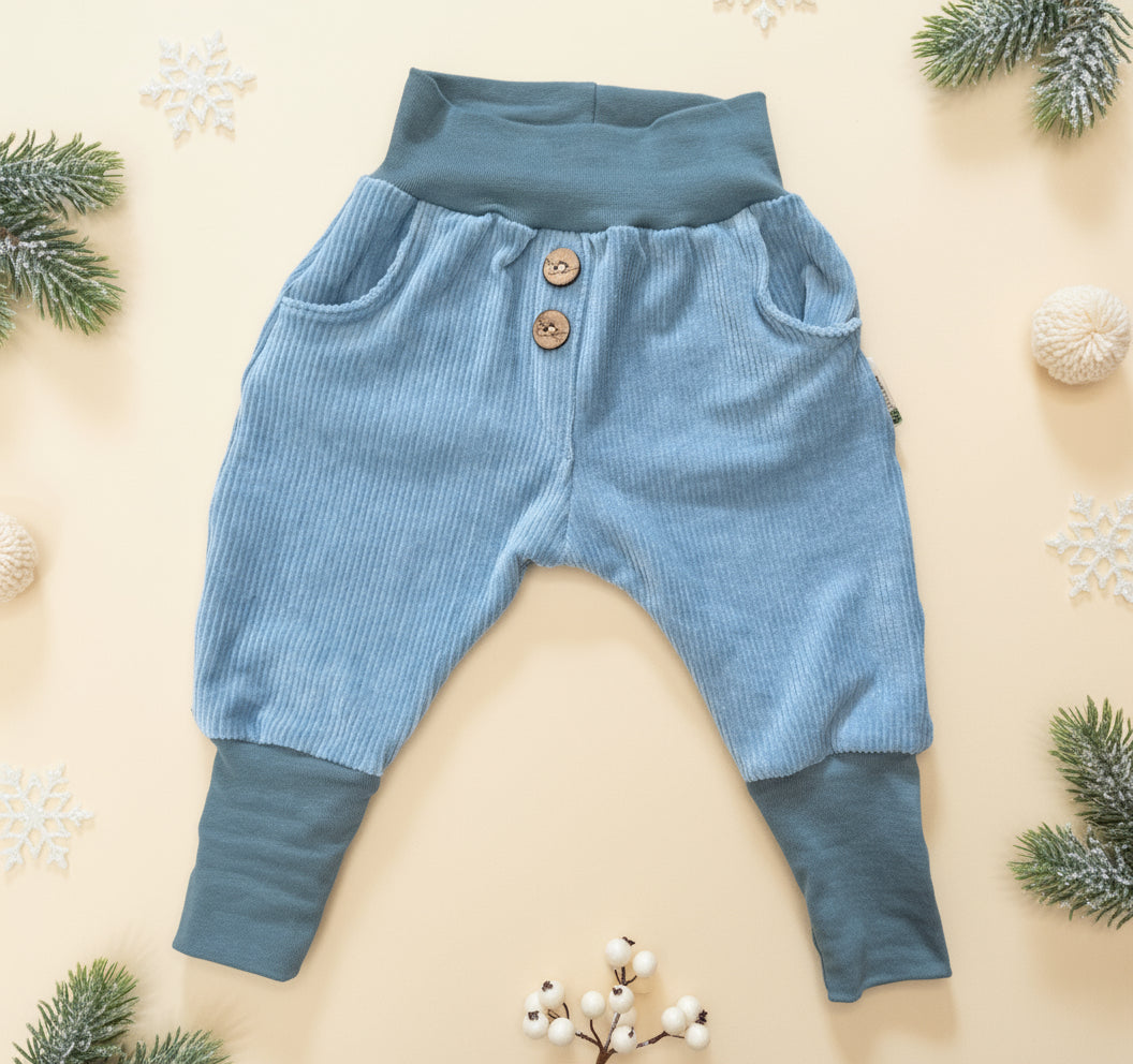 Knickerbocker Hose Cord Dusty Blue Gr. 86