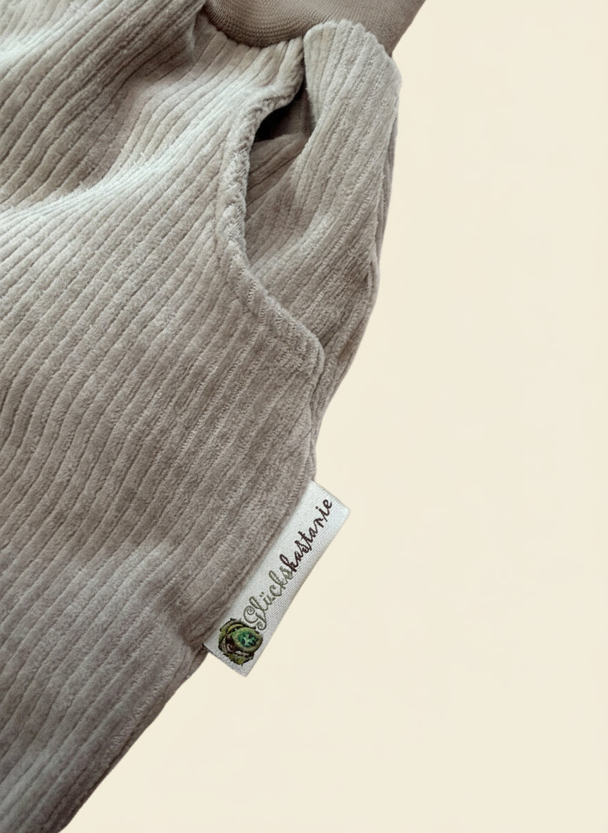 Knickerbocker Hose Cord Taupe Gr. 80