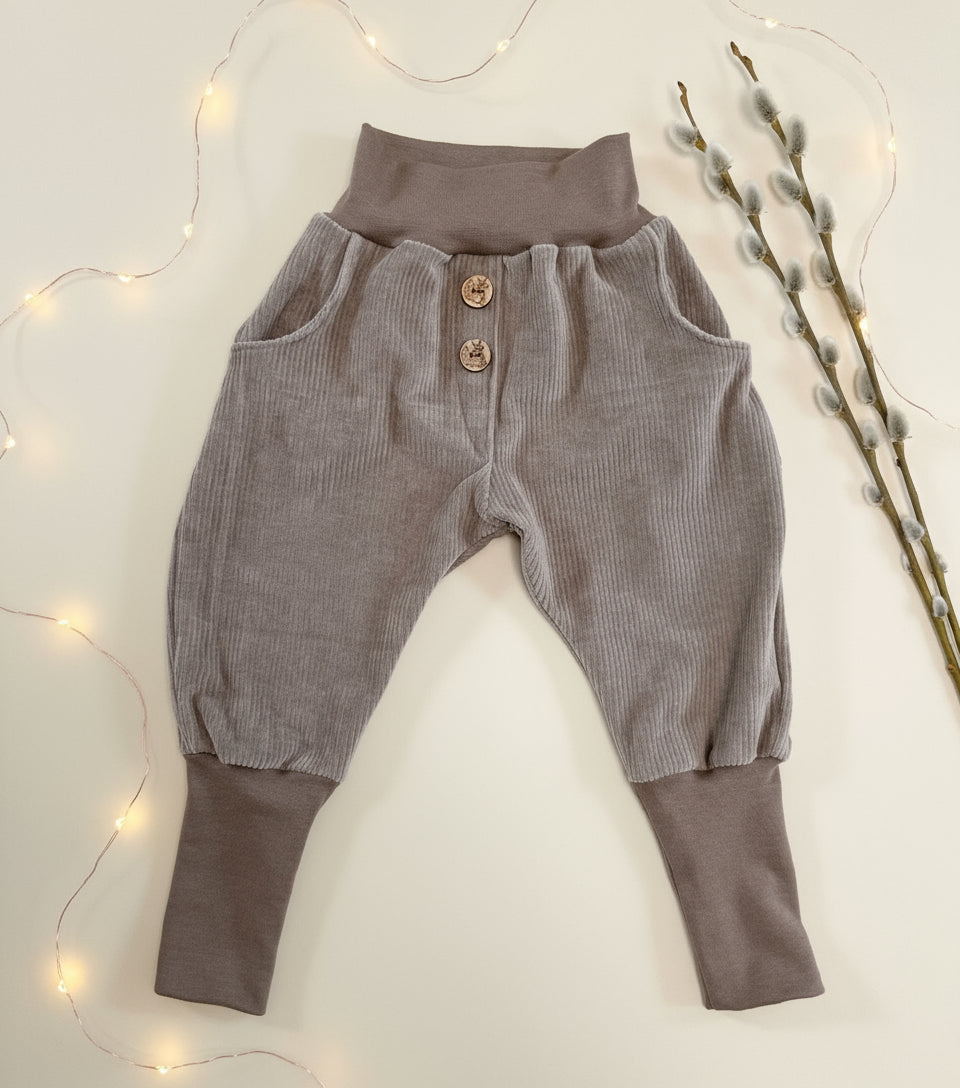 Knickerbocker Hose Cord Taupe Gr. 98