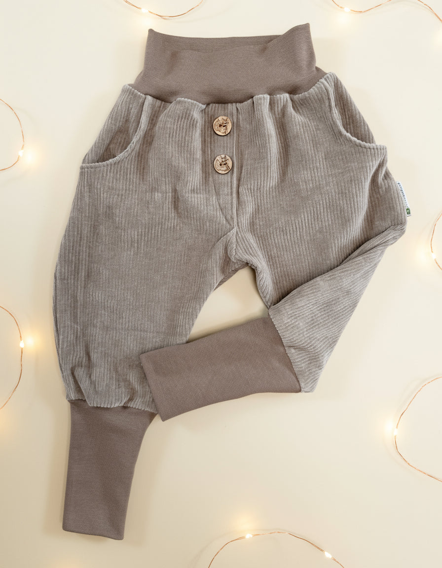 Knickerbocker Hose Cord Taupe Gr. 98