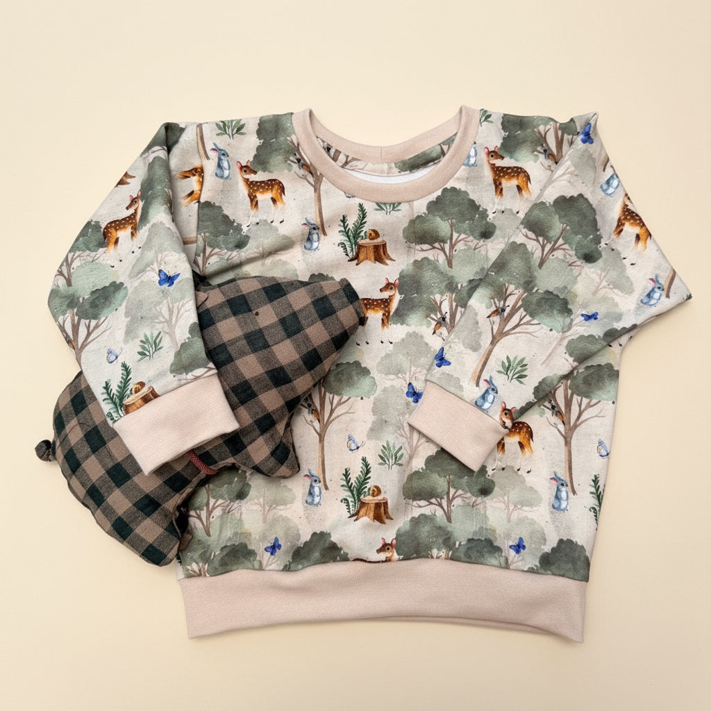 Oversized Sweater Reh & Hase Gr. 98