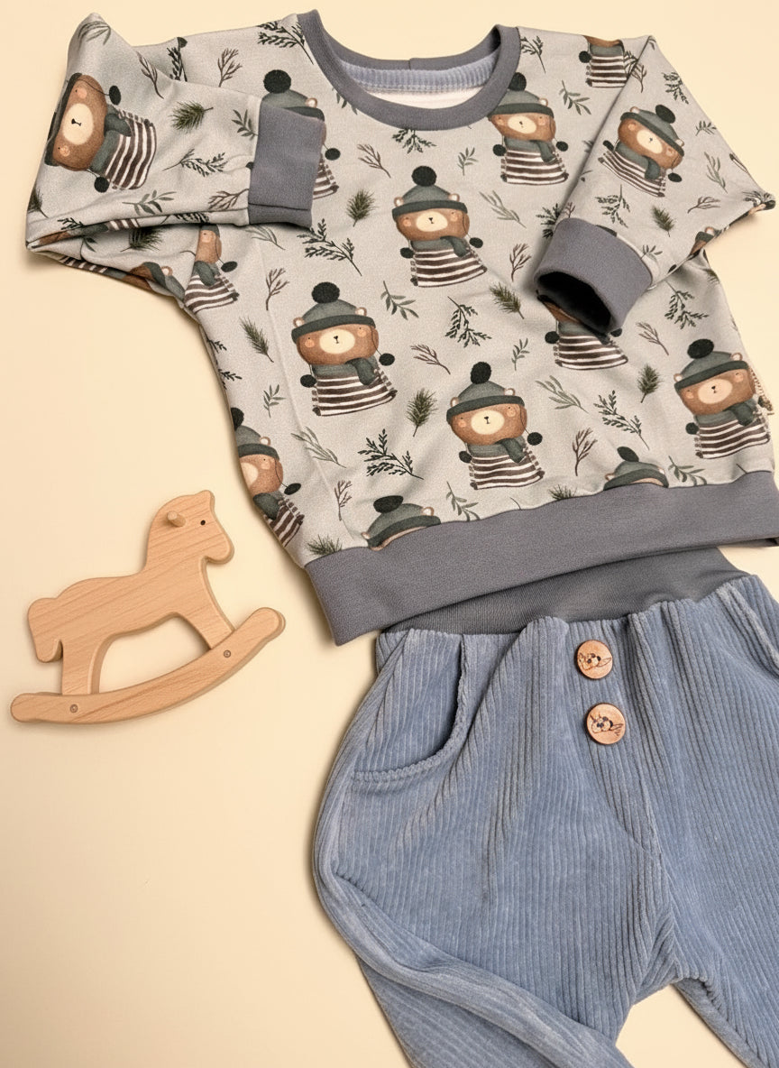 Oversized Sweater Winterbär Gr. 86