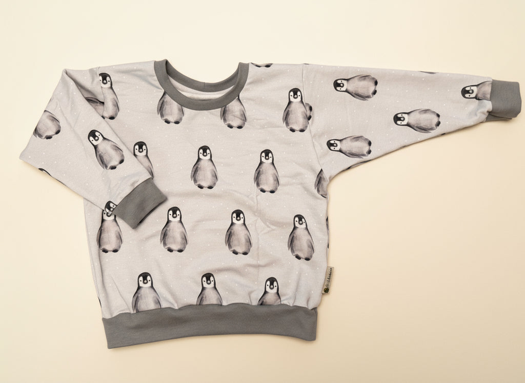 Oversized Sweater Pinguine Gr. 104