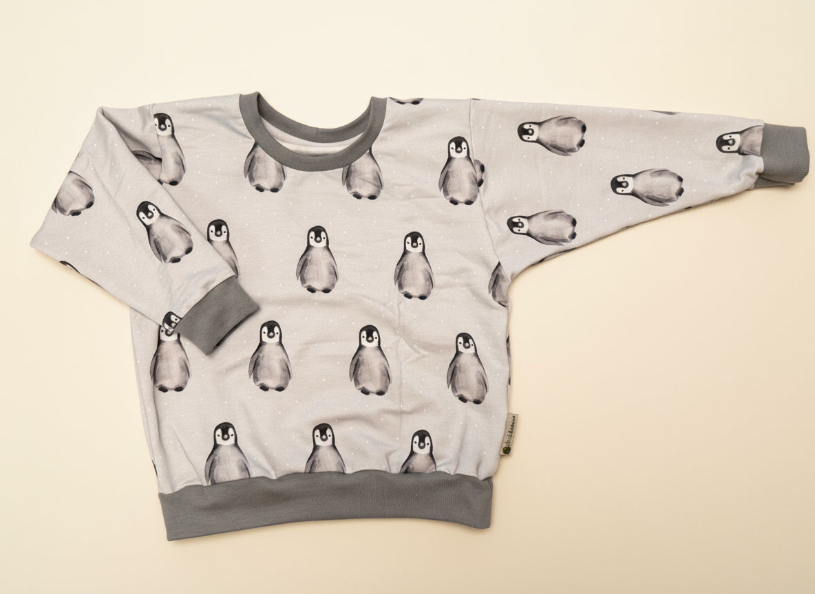 Oversized Sweater Pinguine Gr. 104