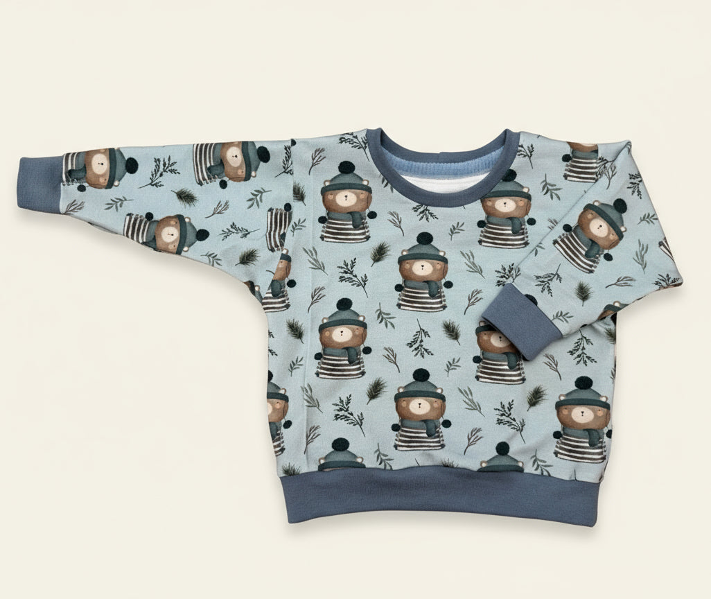 Oversized Sweater Winterbär Gr. 86