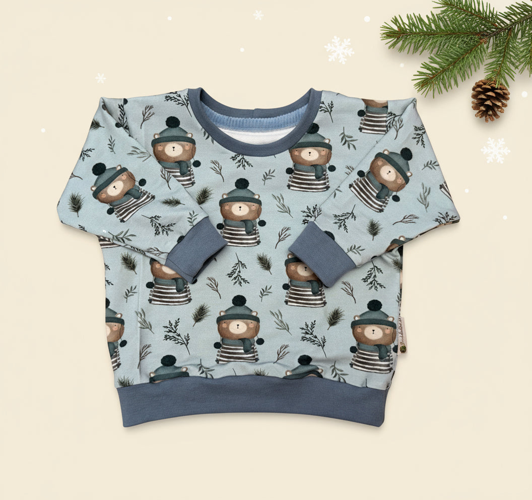 Oversized Sweater Winterbär Gr. 86