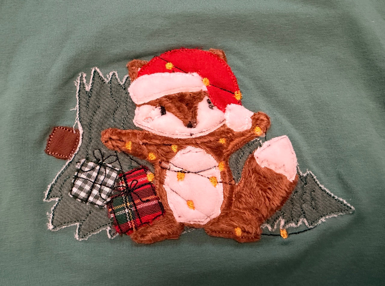 Oversized Sweater Weihnachtsfuchs Gr. 110