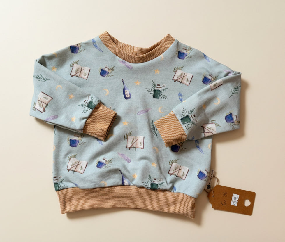 Oversized Sweater „Zaubertränke“ Gr. 86