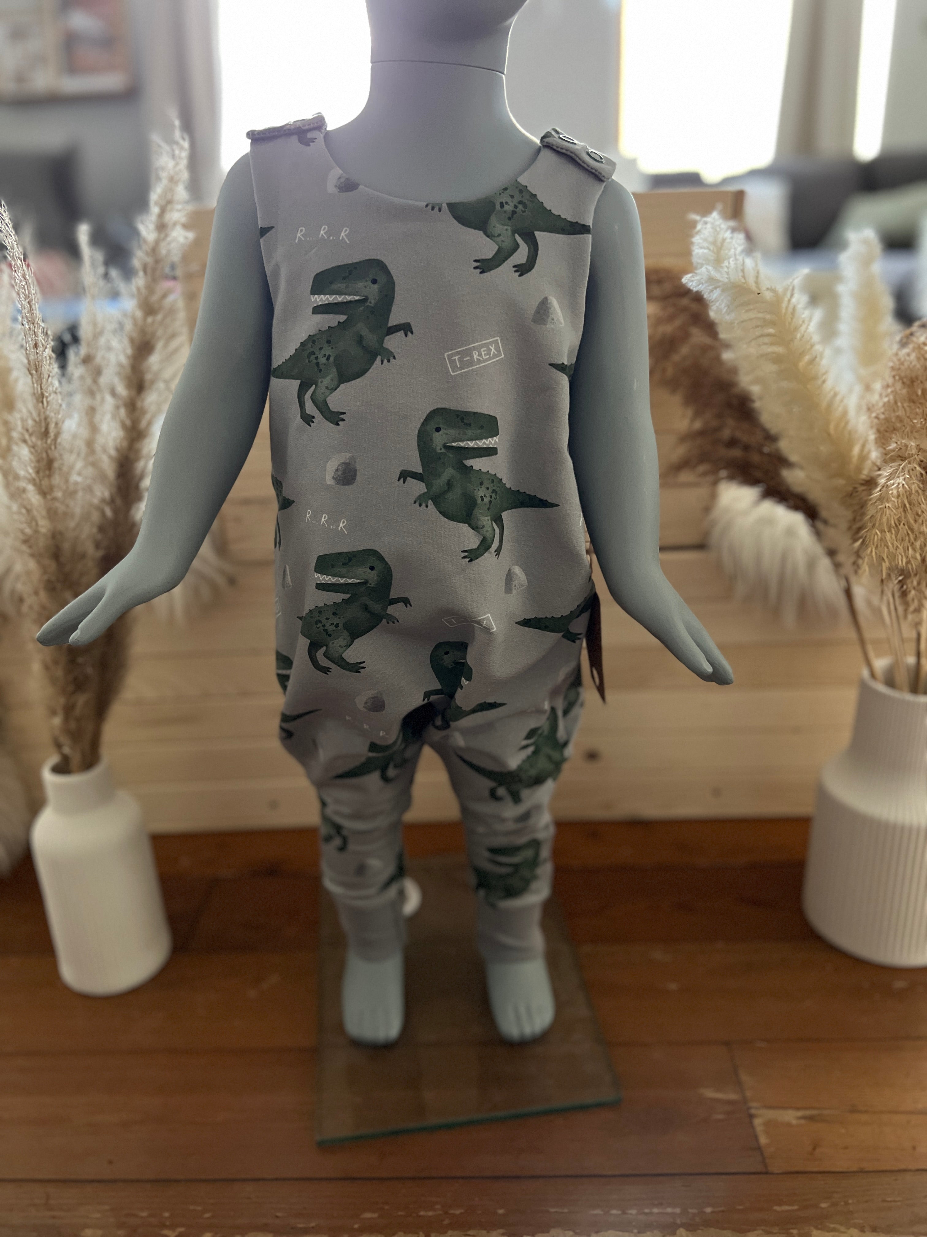 Harem Romper T-Rex Gr. 80